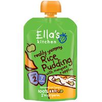 Ella\'s Kitchen Rice Pudding Mango & Apple Dessert 80g
