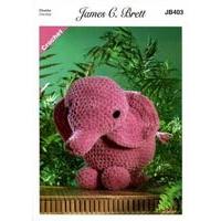 Ellie the Elephant in James C. Brett Flutterby (403)