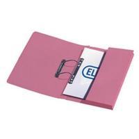 elba strongline foolscap spring pocket file 320gsm 36mm bordeaux pack