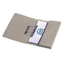 elba strongline foolscap spring pocket file 320gsm 36mm buff pack of