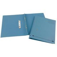 Elba Foolscap Spring Transfer File 285gsm 35mm Blue Pack of 25