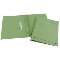 Elba Foolscap Spring Transfer File 285gsm 35mm Green Pack of 25