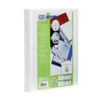 Elba Panorama A4 Presentation Binders 4 O-Ring 16mm White 1 x Pack of