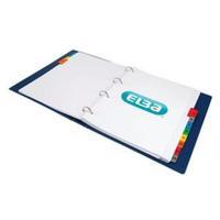Elba A4 Extra Wide Strongline Reinforced Multi-Coloured Dividers