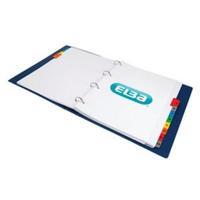 elba a4 extra wide strongline reinforced multi coloured dividers