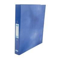 Elba Classy A4 Ring Binder 2 O-Ring 25mm Laminated Gloss Finish Blue