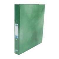 Elba Classy A4 Ring Binder 2 O-Ring 25mm Laminated Gloss Finish Green