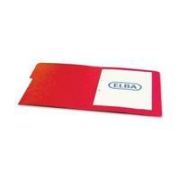 Elba Boston Foolscap Part File Pressboard Elasticated 9-Part Red Pack