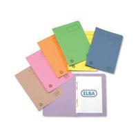 Elba Ashley Foolscap Flat Bar Files Mediumweight 285gsm 200-Sheets