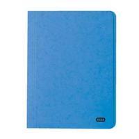 Elba Strongline Foolscap Square Cut Folder Pressboard 320gsm 32mm Blue