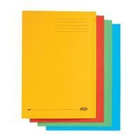 Elba Strongline Foolscap Square Cut Folder Heavyweight 320gsm Assorted