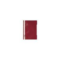 Elba Clearview A4 Folder 160-Sheets Polypropylene Red Pack of 50