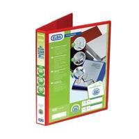 Elba A4 Presentation Ring Binder PVC 2 D-Ring 25mm Capacity Red Pack