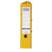 elba a4 lever arch file coloured paper over board 80mm spine yellow