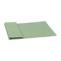 Elite Document Wallet Full Flap 315gsm Capacity 35mm Foolscap Green
