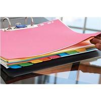 Elba A4 160gm2 Bright Manilla 5-Part Punched Dividers Assorted Colours