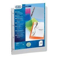 Elba Polyvision A4 Presentation Ring Binder Polypropylene 4-Ring 25mm