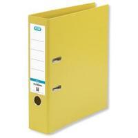 Elba A4 Polypropylene Lever Arch File 70mm Yellow Pack of 10 100202166