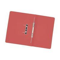 Elite Transfer Spring File 315gsm Capacity 38mm Foolscap Red Pack 50