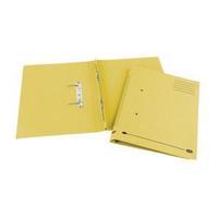 Elite Transfer Spring File 315gsm Capacity 38mm Foolscap Yellow Pack