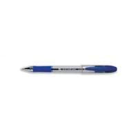 elite rubber grip ball pen 10mm tip 05mm line blue pack of 12 908382