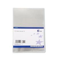 Elite A4 Cut Flush Folder PVC 150 Micron Clear Pack of 10 908471
