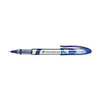 elite fineliner pen liquid 08mm tip 04mm line blue pack of 12 918389