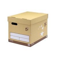 Elite Superstrong Archive Storage Box Foolscap Sand Pack 10 924669