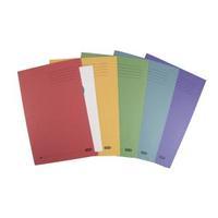 elba foolscap assorted square cut folder pack of 25 100090142