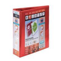 Elba Panorama Red A4 Plus Presentation Lever Arch File Pack of 5