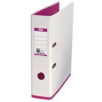 Elba MyColour A4 White and Pink Lever Arch File 100081031