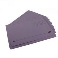 Elba Bright Purple Manilla Document Wallet Pack of 50 100090253