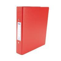 elba a5 red 25mm 2 o ring binder pack of 10 100082444