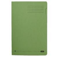 Elba Heavyweight Foolscap 290gsm Green Square Cut Folder 100090218