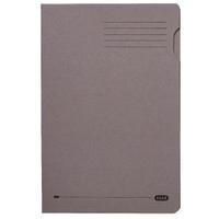 elba heavyweight foolscap 290gsm grey square cut folder 100090219