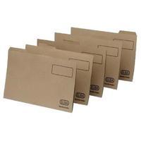 Elba Foolscap Buff Midweight Tabbed Folder Pack of 100 100090233