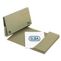 Elba Green Longflap Document Wallet Pack of 50 21514