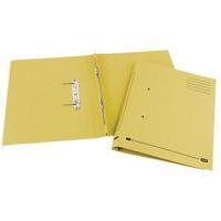 Elba Spirosort Foolscap Yellow Spring Files Pack of 25 100090163