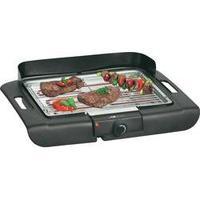 Electric Table grill Clatronic BQ3507 with wind protection, with manual temperature settings Black