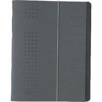 Elba Sorting File Chic, 12 Compartments, Carton Anthracite Elba