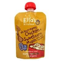 Ella&#39;s Kitchen Chicken + Sweetcorn Mash With Herb Sprinkles - Stage2 130g