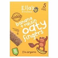 Ella`s Kitchen Bananas + Raisins Oaty Fingers 5x25g