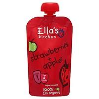 Ella\'s Kitchen Organic 4+ Months Strawberries & Apples (120g)