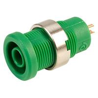Electro PJP 3275-I-V/AuNi Green Shrouded Socket (solder)
