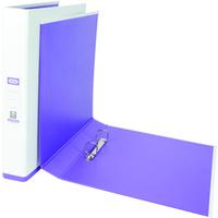 Elba Mycolour Ring Binder Wht/Prple