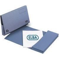 Elba Longflap Document Wallet Foolscap Blue 100090131