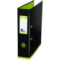 Elba Mycolour Lever Arch File Black Lime