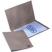 elba square cut folder heavy weight foolscap 290gsm