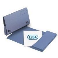 Elba Document Wallet A4 Blue 100090129