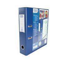 elba a4 lever arch file with clear pvc cover 2 ring 70mm blue pack of  ...